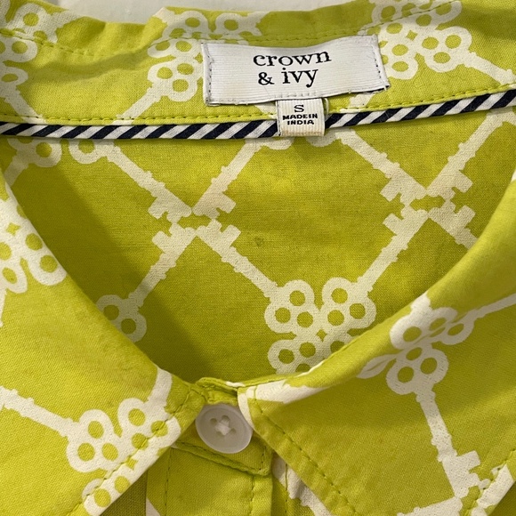 Crown & Ivy Cotton Button Down Shirt - Picture 3 of 7